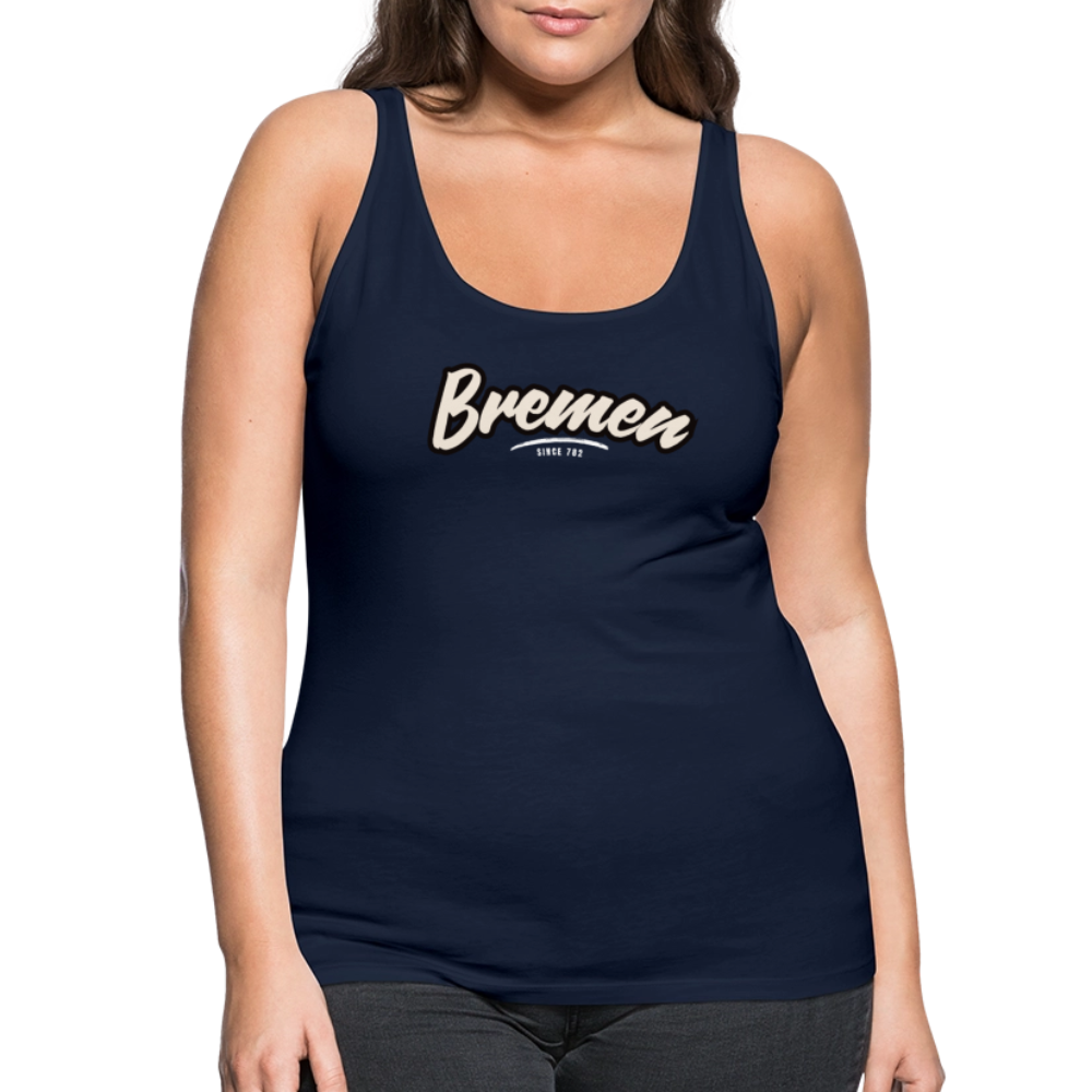 Tanktop Ladies Bremen "Graffiti Tag White" - Navy
