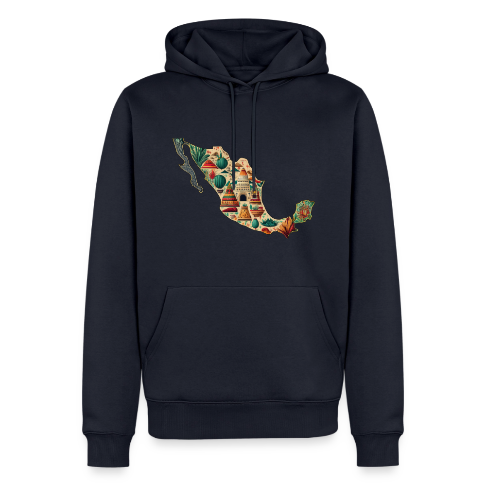 Hoodie Mexico "Map" - Navy