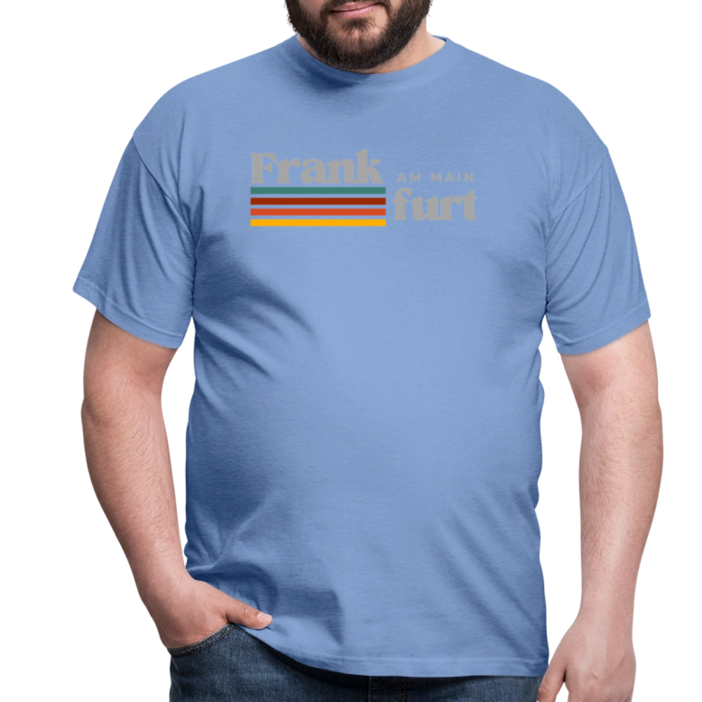 T-Shirt Frankfurt (Main) "Retro" - carolina blue