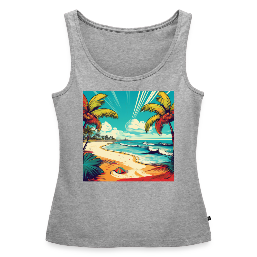 Tanktop Ladies Mexico "Paradise Tulum" - Grau meliert