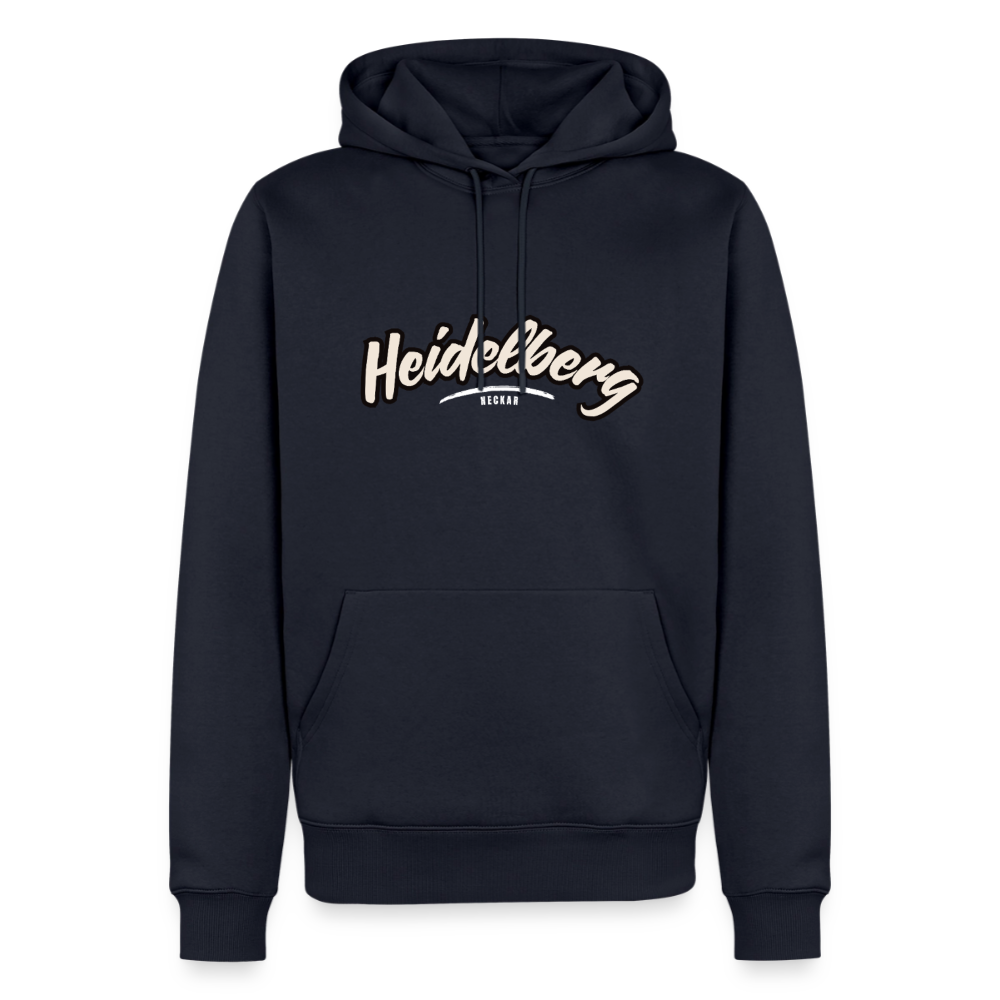 Hoodie Heidelberg "Graffiti Tag White" - Navy