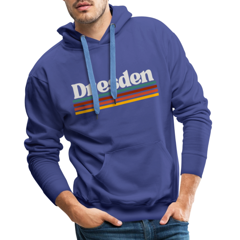 Hoodie Dresden "Retro" - Königsblau