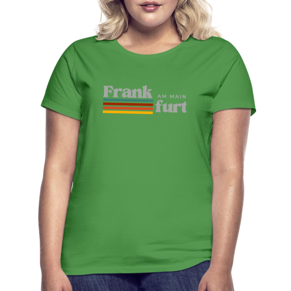 T-Shirt Ladies Frankfurt (Main) "Retro" - Kelly Green