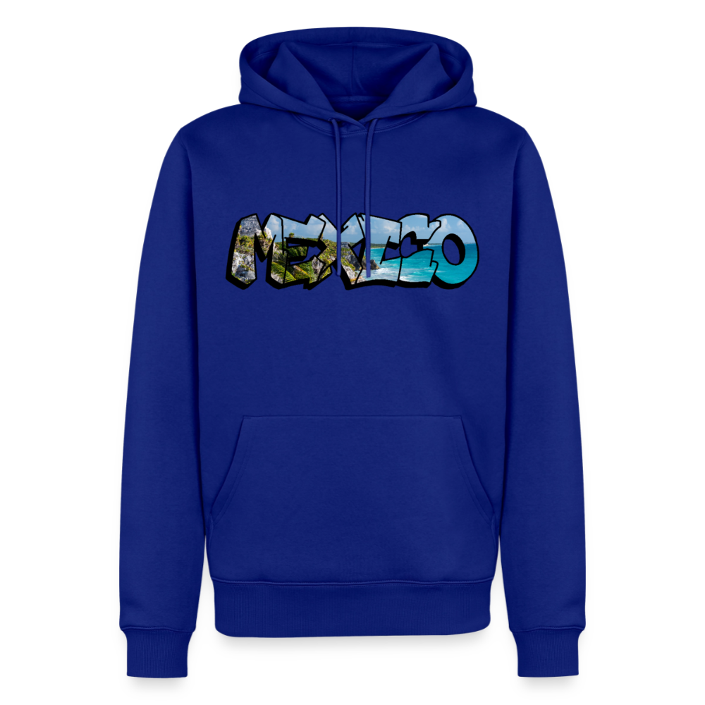 Hoodie Mexico Graffiti "Riviera" - Royalblau
