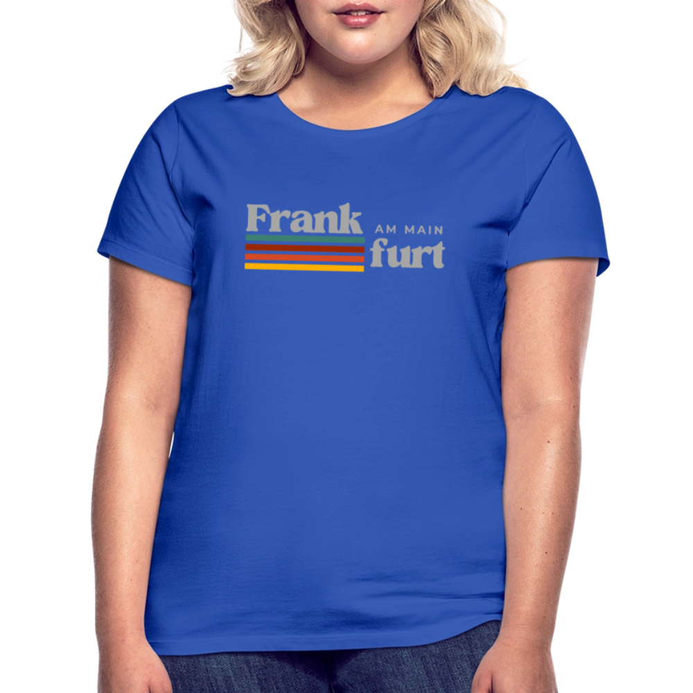 T-Shirt Ladies Frankfurt (Main) "Retro" - Royalblau