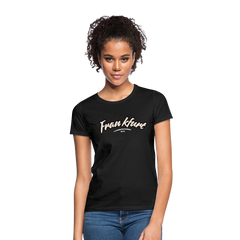 T-Shirt Ladies Frankfurt (Main) "Graffiti Tag White" - Schwarz