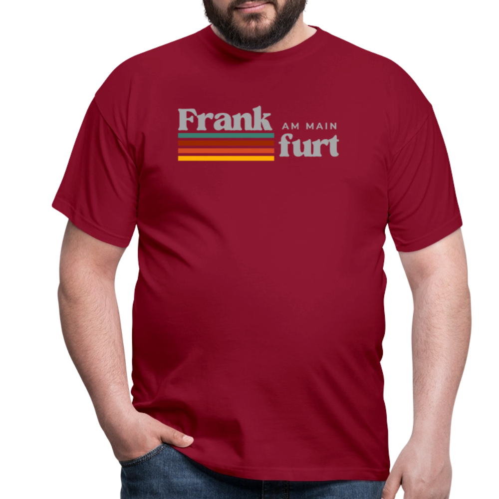 T-Shirt Frankfurt (Main) "Retro" - Ziegelrot
