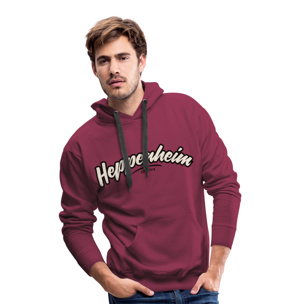 Hoodie Heppenheim "Graffiti Tag" - Bordeaux