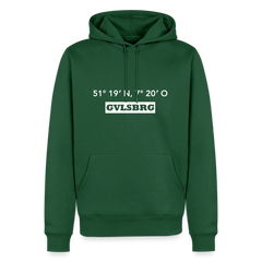 Hoodie Gevelsberg "GVLSBRG GPS" Bright Edition - Flaschengrün