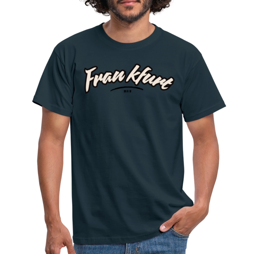 T-Shirt Frankfurt (Main) "Graffiti Tag" - Navy