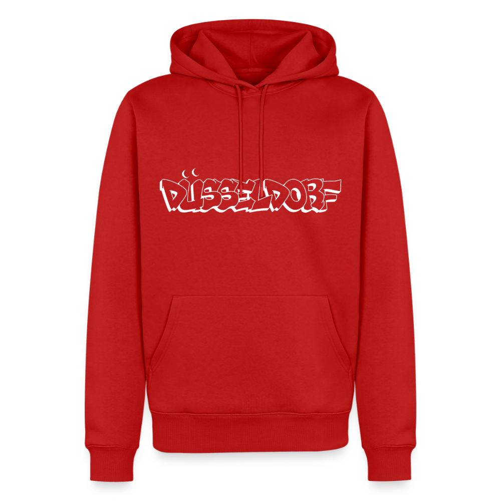 Hoodie Düsseldorf "Graffiti" Bright Edition - Rot