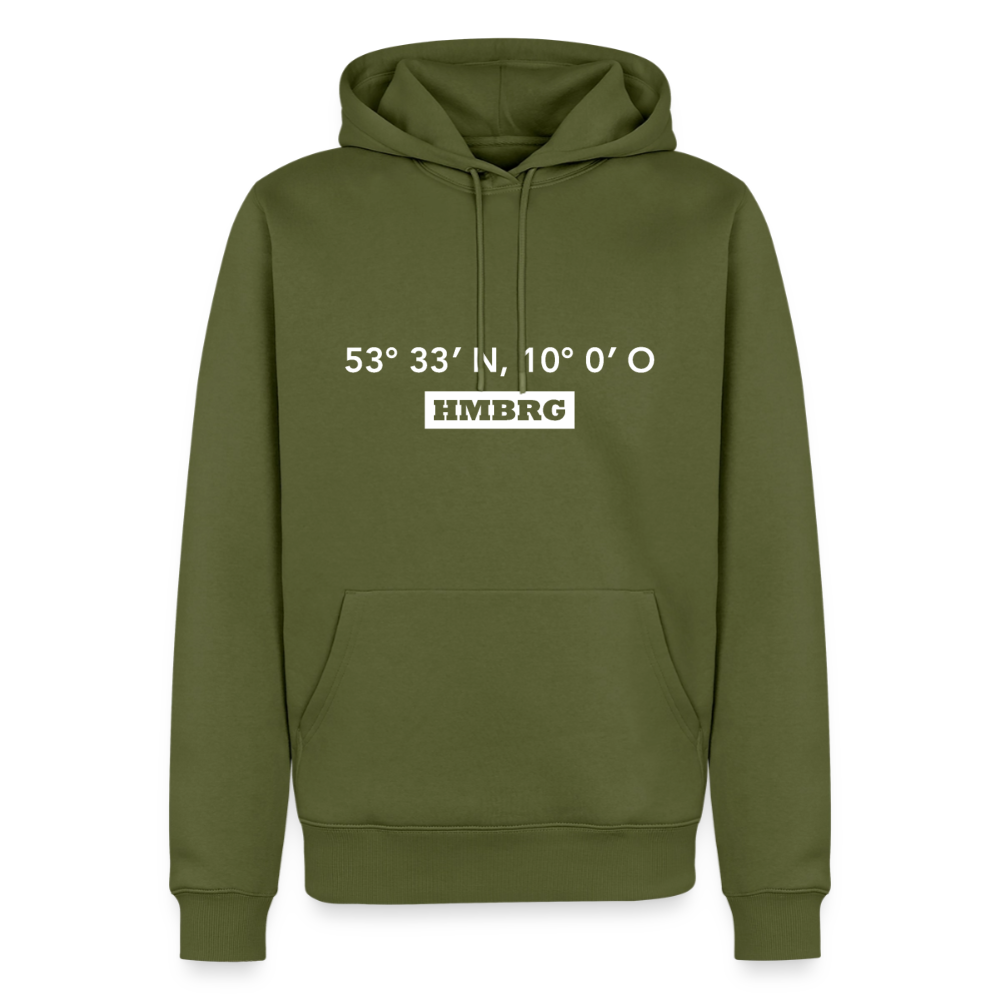 Hoodie Hamburg "HMBRG GPS" Bright Edition - Khaki