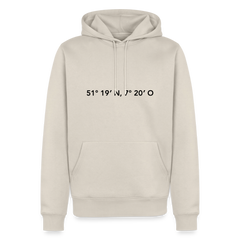 Hoodie Gevelsberg "GPS" Dark Edition - Beige