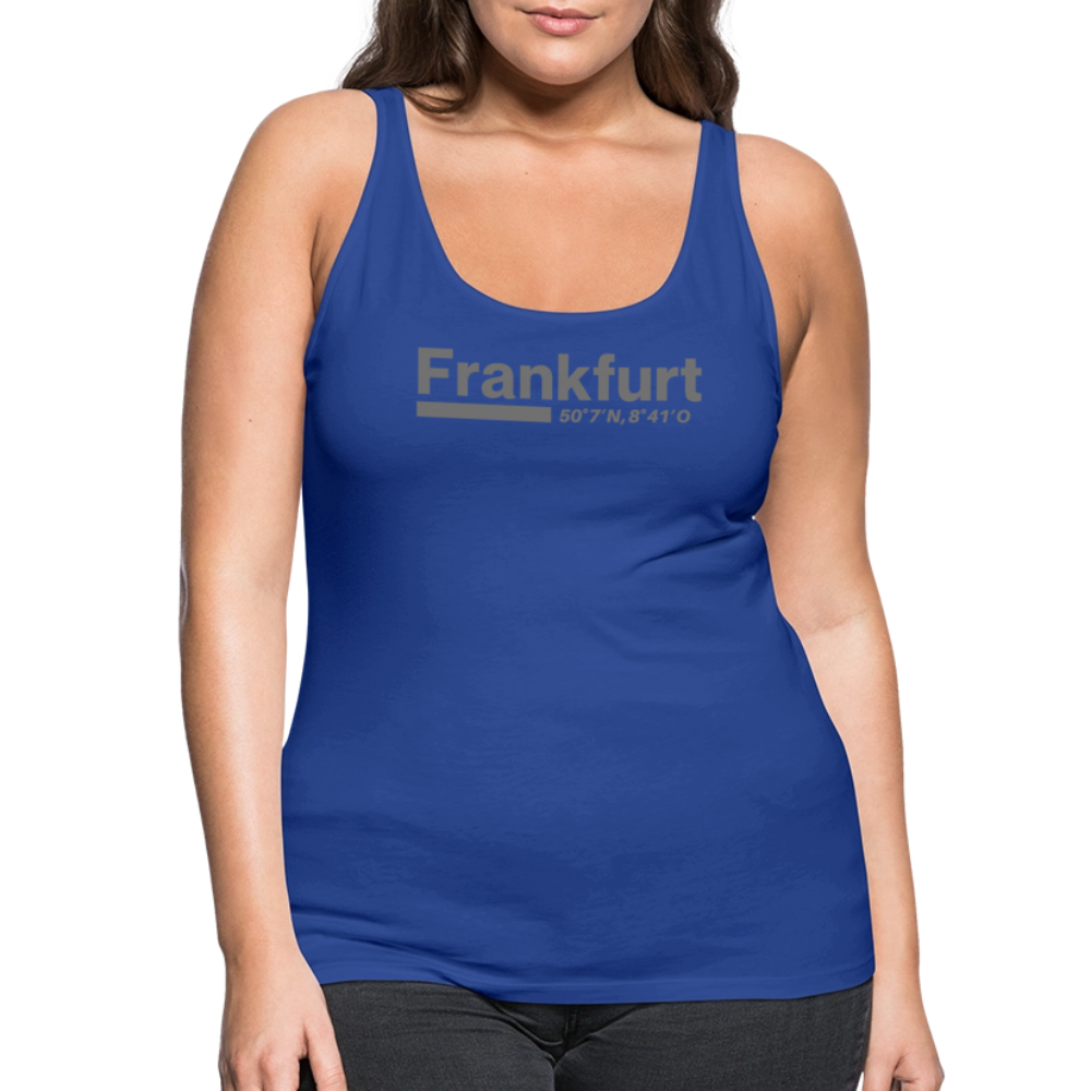 Tanktop Ladies Frankfurt (Main) "Bold GPS" - Königsblau
