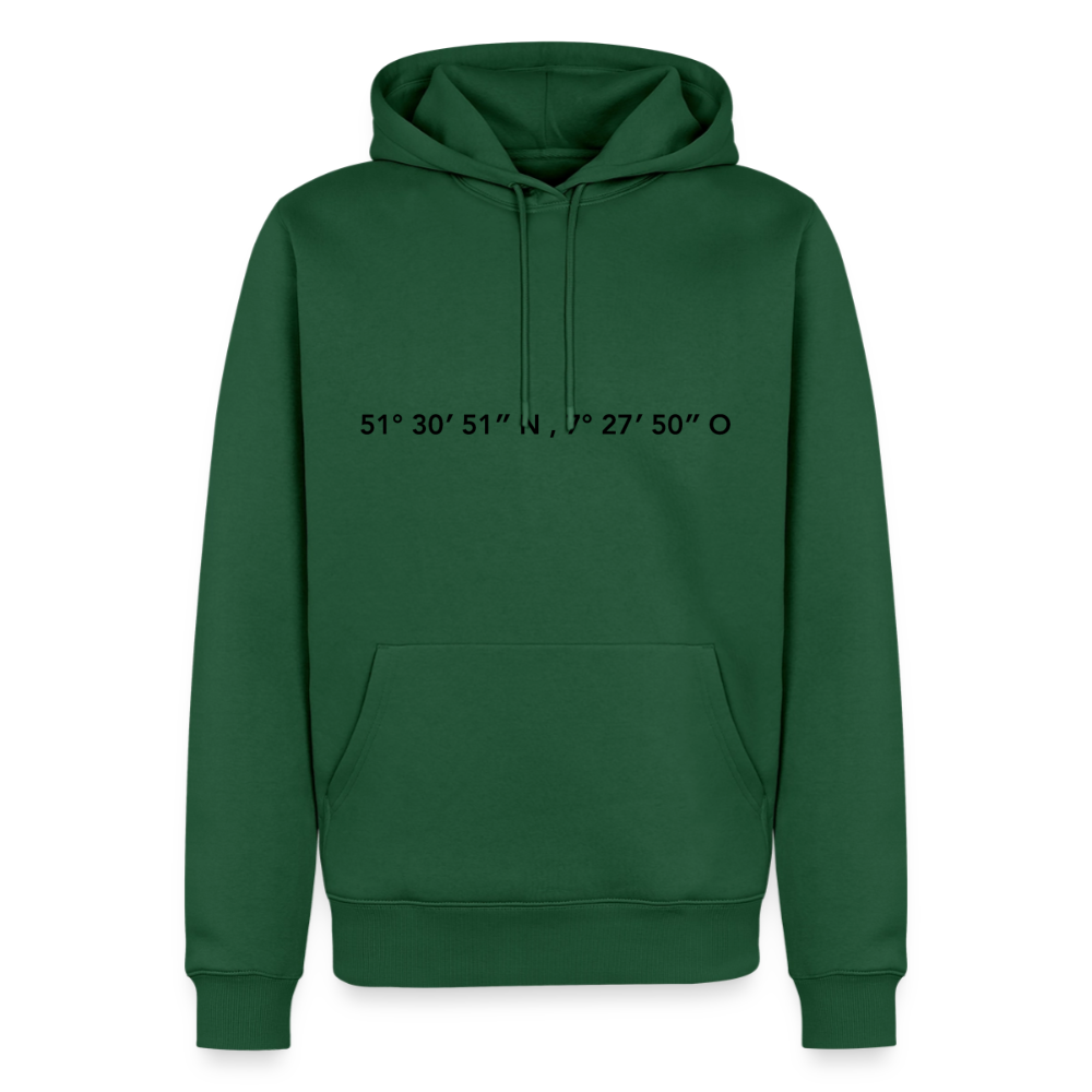 Hoodie Dortmund "GPS" Dark Edition - Flaschengrün