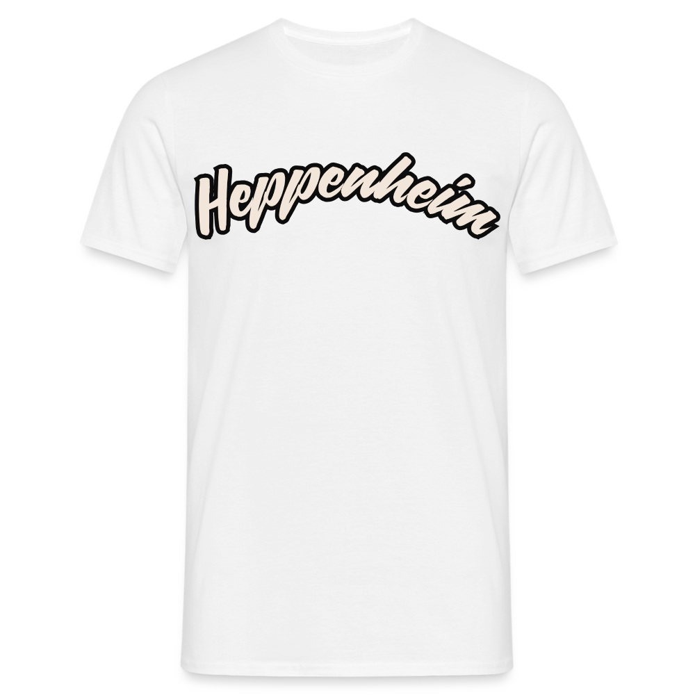 T-Shirt Heppenheim "Graffiti Tag White" - Weiß