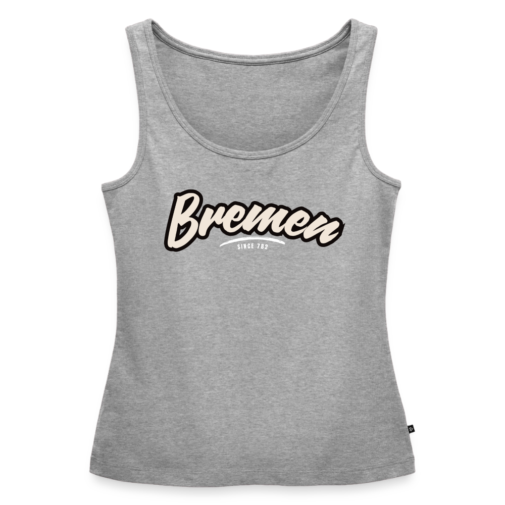 Tanktop Ladies Bremen "Graffiti Tag White" - Grau meliert
