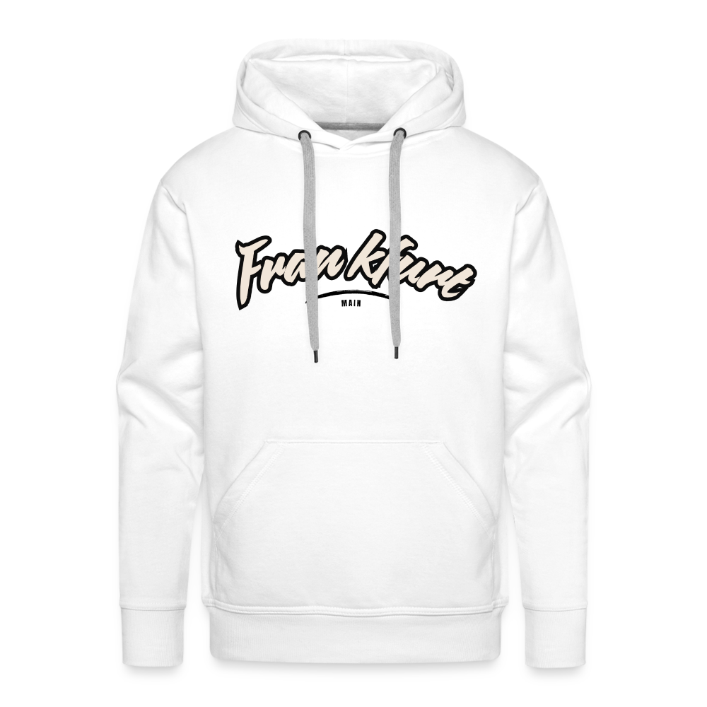 Hoodie Frankfurt (Main) "Graffiti Tag" - Weiß