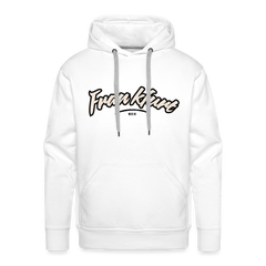 Hoodie Frankfurt (Main) "Graffiti Tag" - Weiß