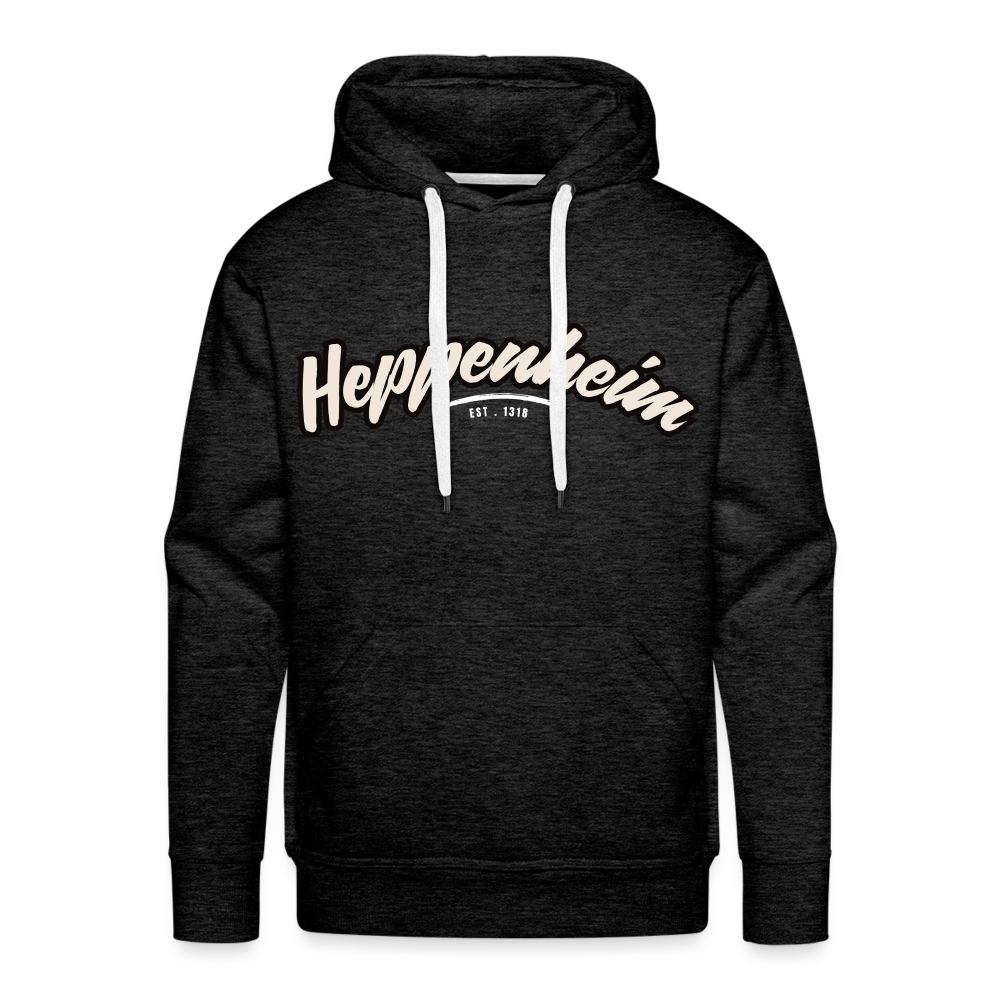 Hoodie Heppenheim "Graffiti Tag White" - Anthrazit