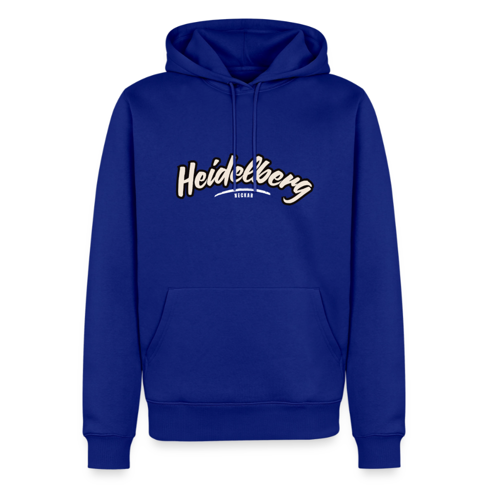 Hoodie Heidelberg "Graffiti Tag White" - Royalblau