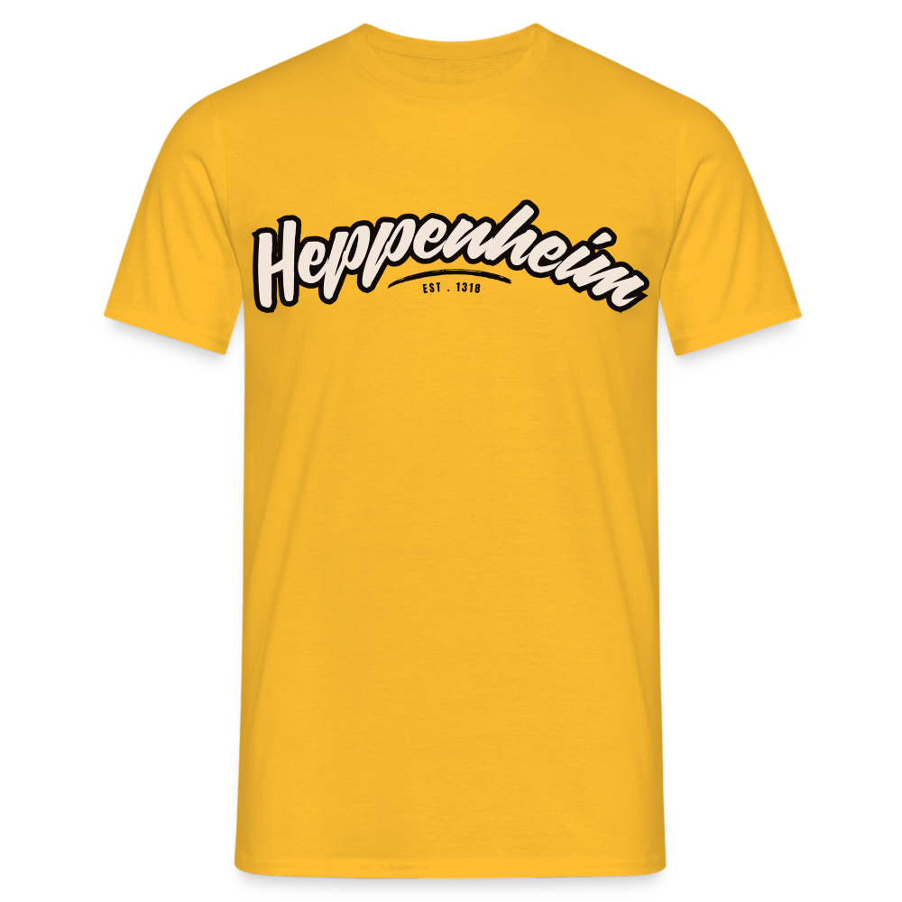 T-Shirt Heppenheim "Graffiti Tag" - Gelb
