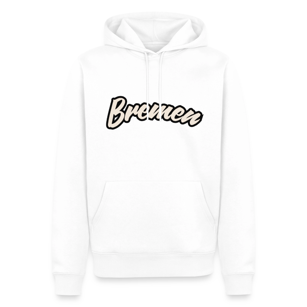 Hoodie Bremen "Graffiti Tag White" - Weiß