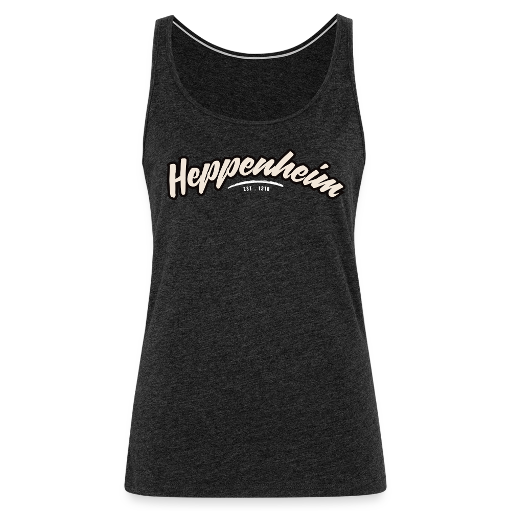 Tanktop Ladies Heppenheim "Graffiti Tag White" - Anthrazit