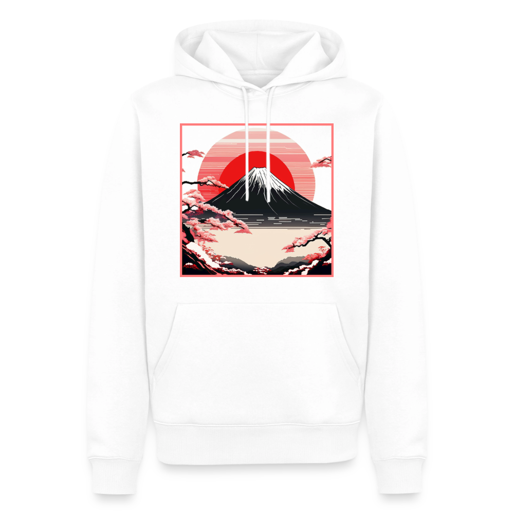 Hoodie Japan "Fuji" - Weiß