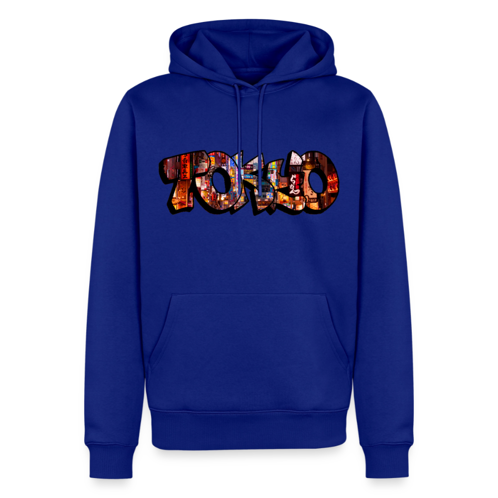 Hoodie Japan Graffiti "Tokyo" - Royalblau