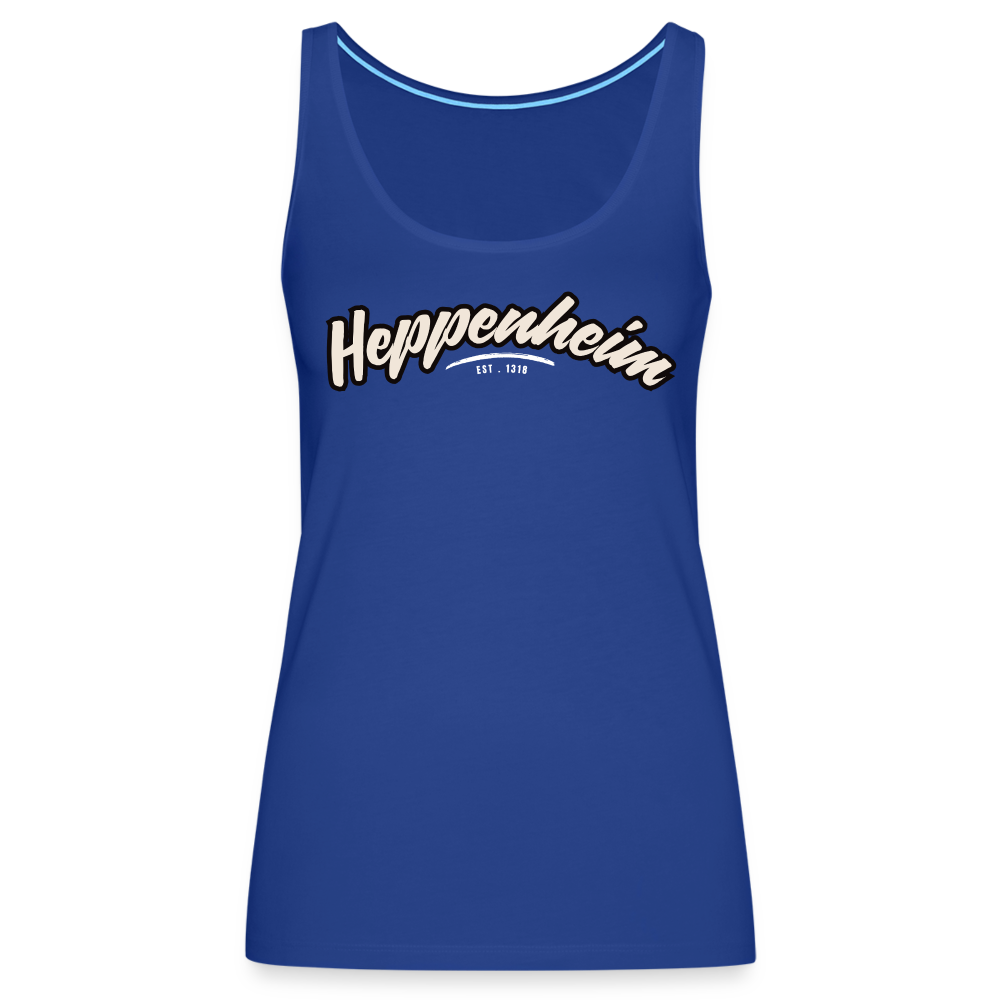 Tanktop Ladies Heppenheim "Graffiti Tag White" - Königsblau