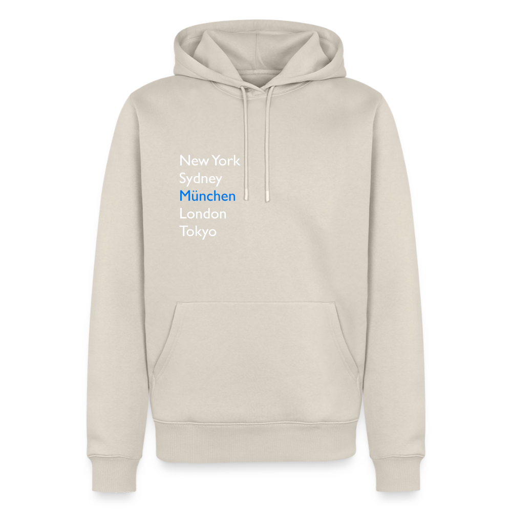 Hoodie München "Metropolen" Bright Edition - Beige