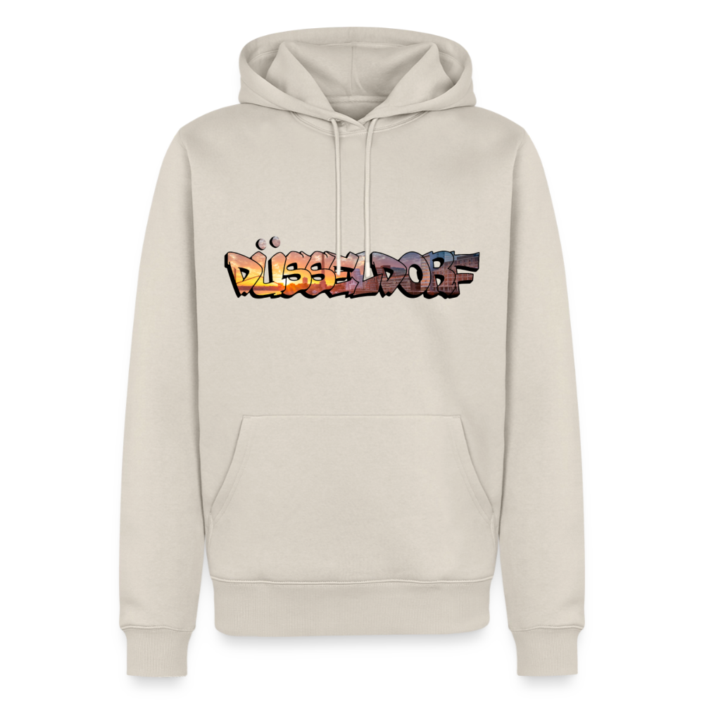 Hoodie Düsseldorf "Skyline Sunset" - Beige