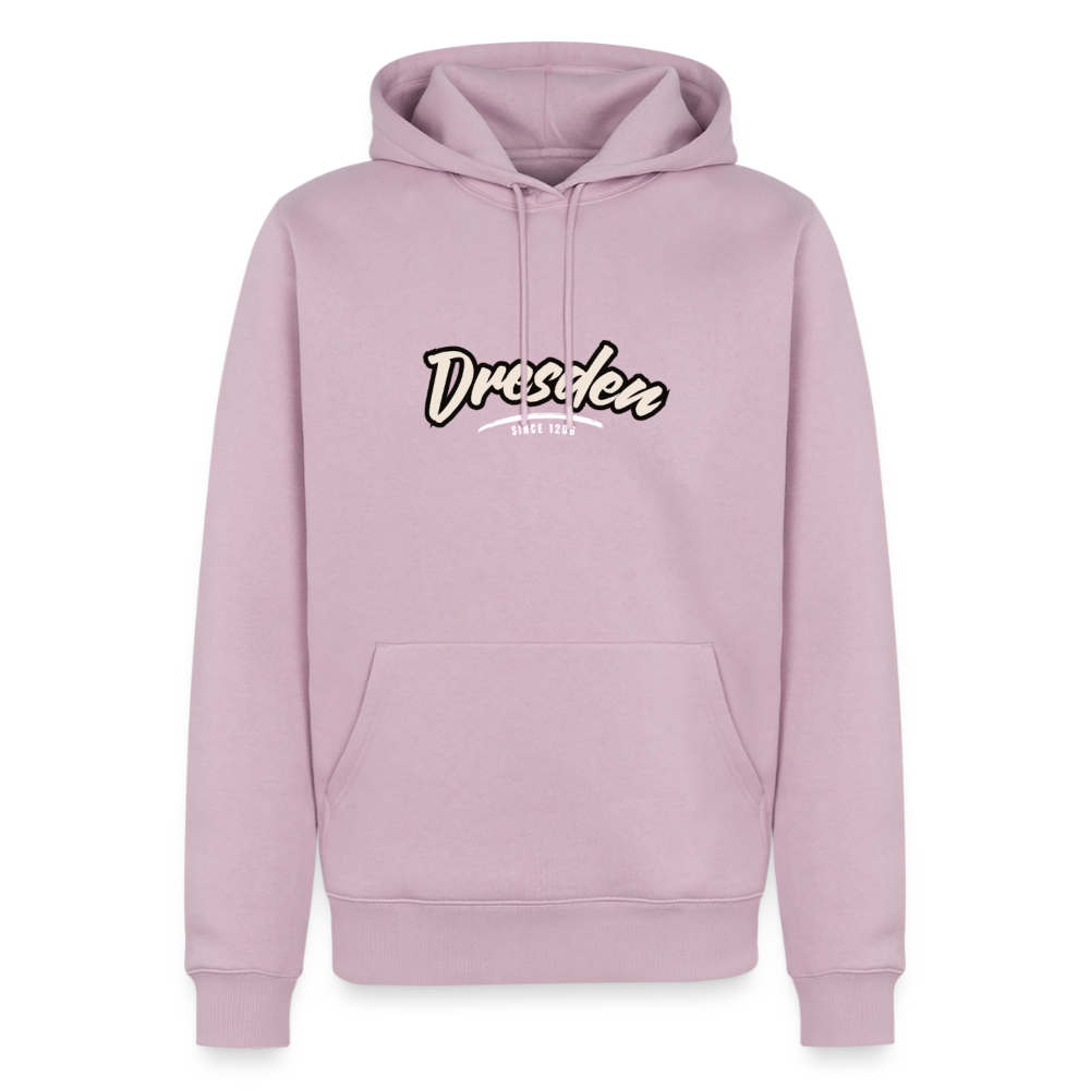 Hoodie Dresden "Graffiti Tag White" - Altrosa