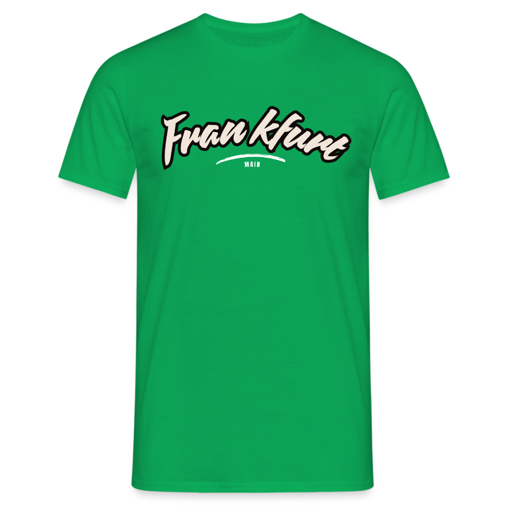 T-Shirt Frankfurt (Main) "Graffiti Tag White" - Kelly Green