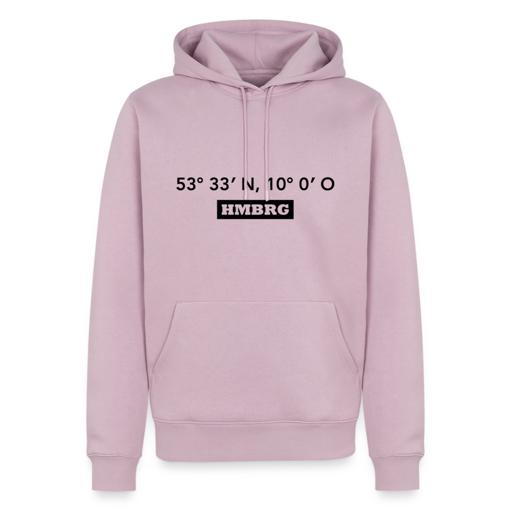 Hoodie Hamburg "HMBRG GPS" Dark Edition - Altrosa