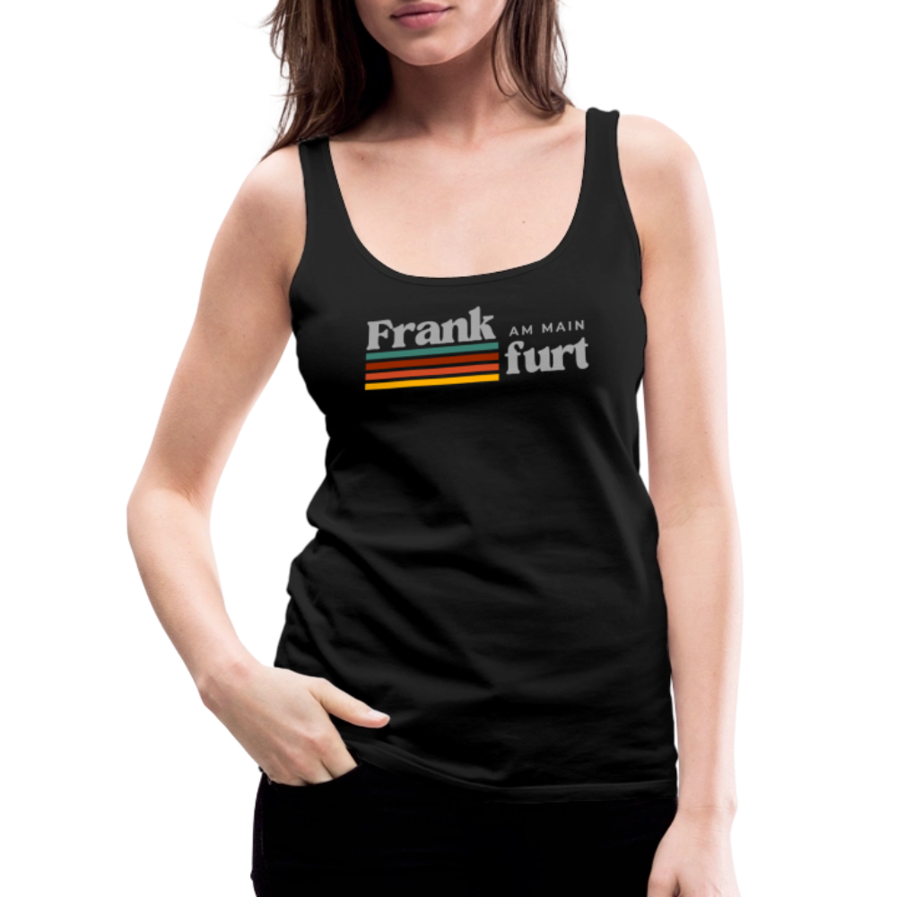 Tanktop Ladies Frankfurt (Main) "Retro" - Schwarz