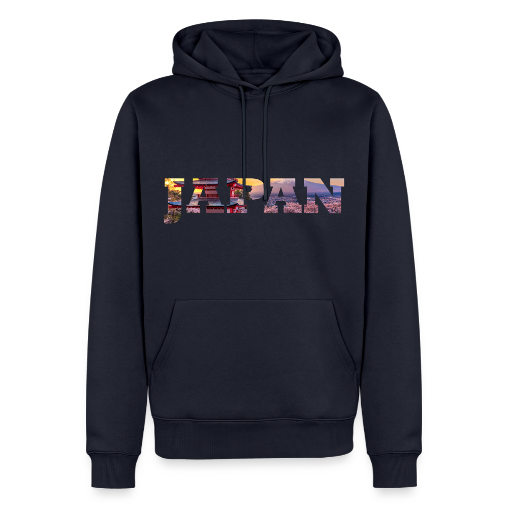 Hoodie Japan "Bold Panorama" - Navy