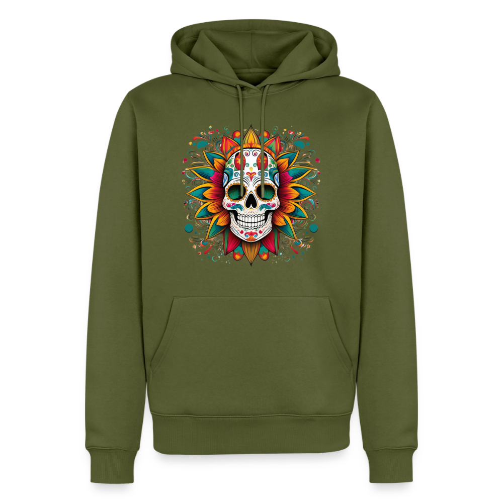 Hoodie Mexico "Craneo" - Khaki
