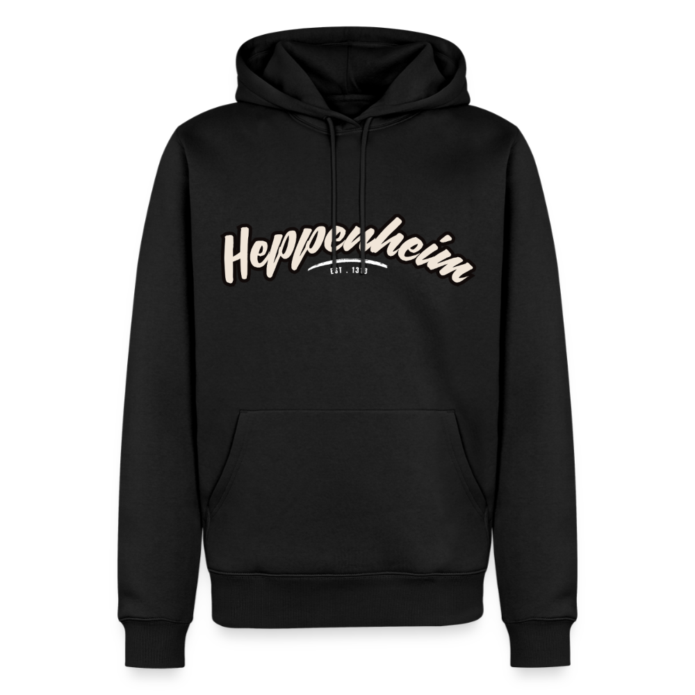 Hoodie Heppenheim "Graffiti Tag White" - Schwarz