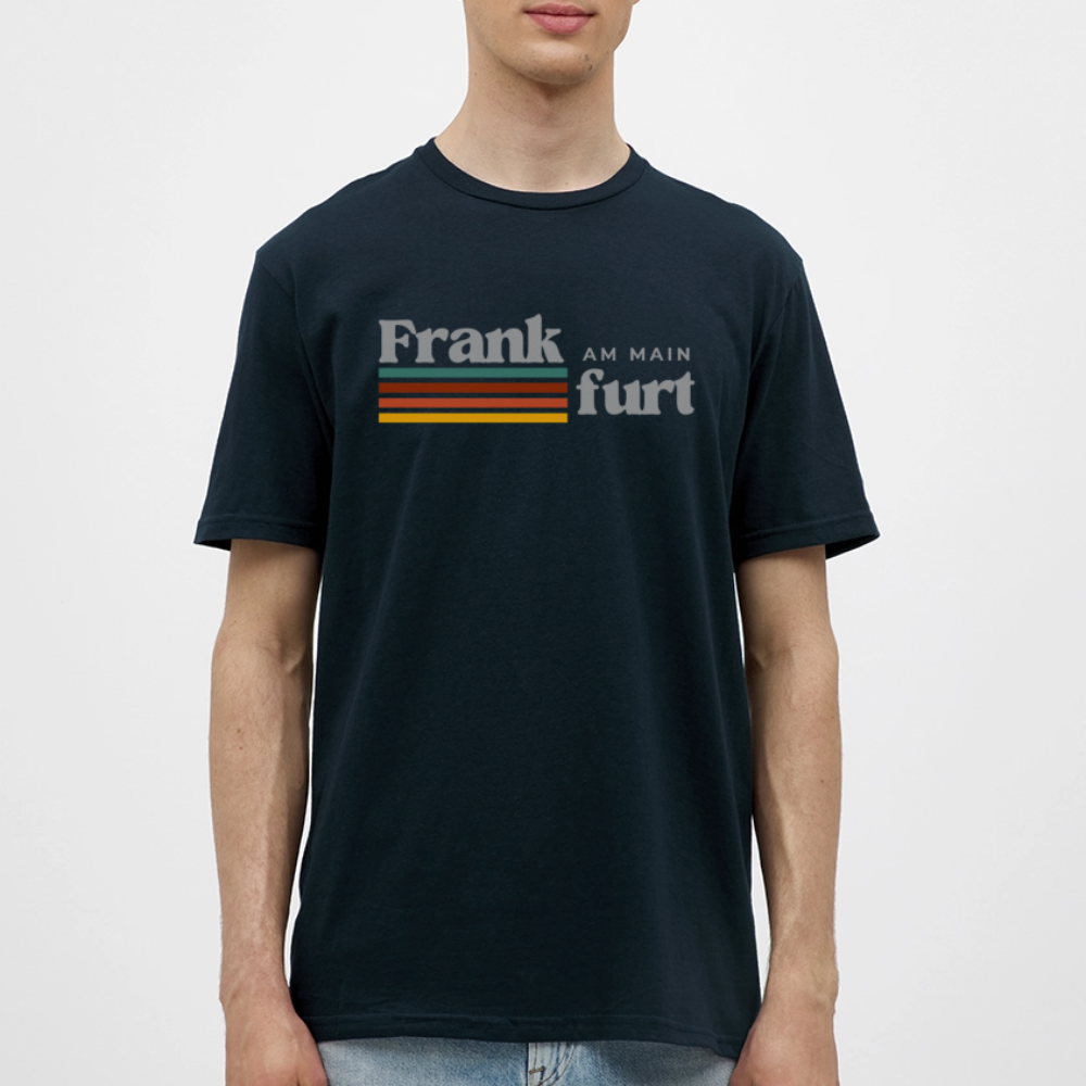 T-Shirt Frankfurt (Main) "Retro" - Navy