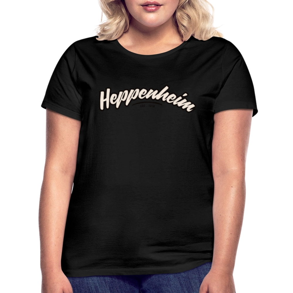 T-Shirt Ladies Heppenheim "Graffiti Tag" - Schwarz