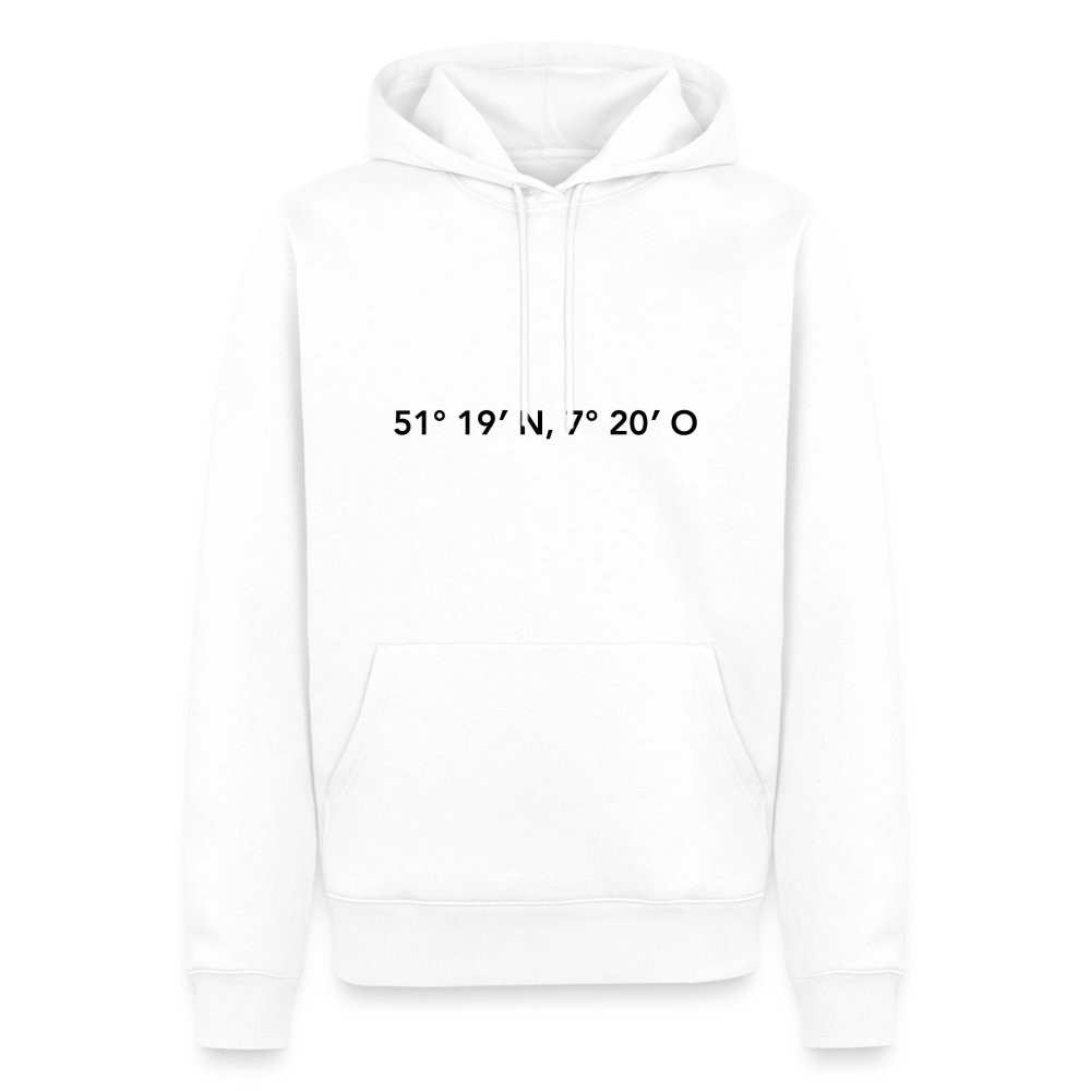 Hoodie Gevelsberg "GPS" Dark Edition - Weiß