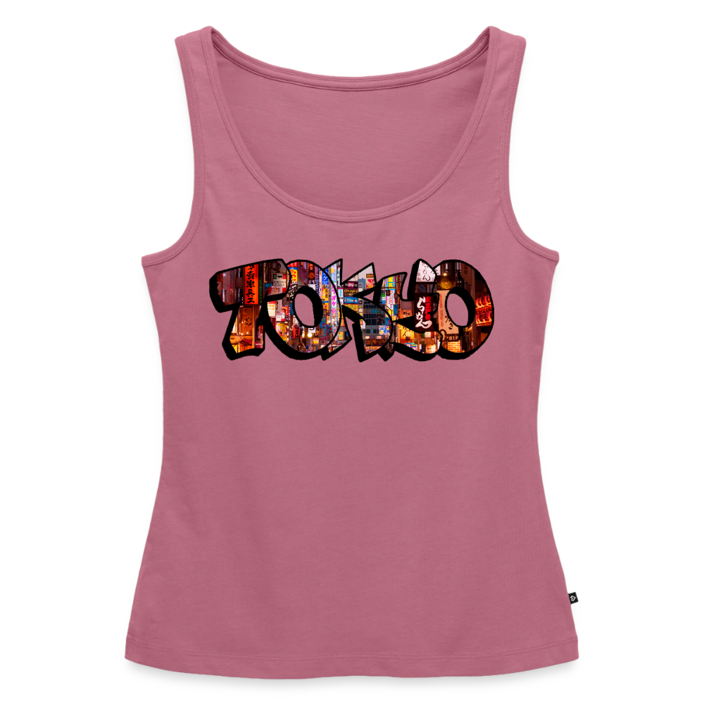 Tanktop Ladies Japan Graffiti "Tokyo" - Mauve