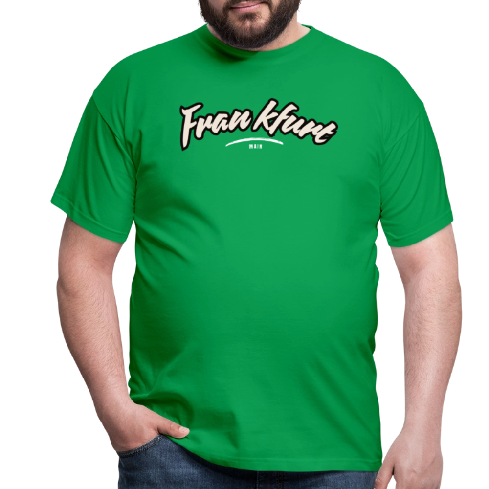 T-Shirt Frankfurt (Main) "Graffiti Tag White" - Kelly Green