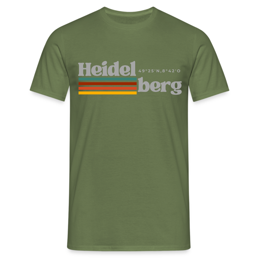 T-Shirt Heidelberg "Retro" - Militärgrün