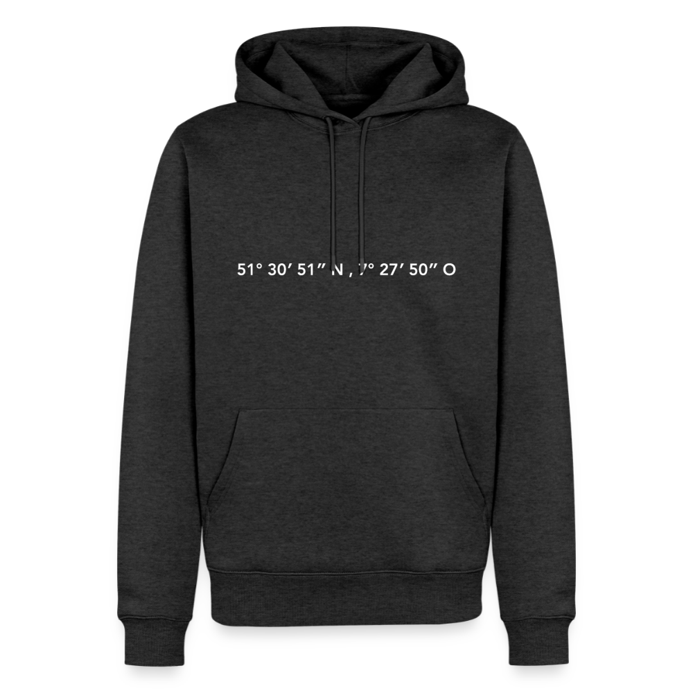 Hoodie Dortmund "GPS" Bright Edition - Anthrazit meliert