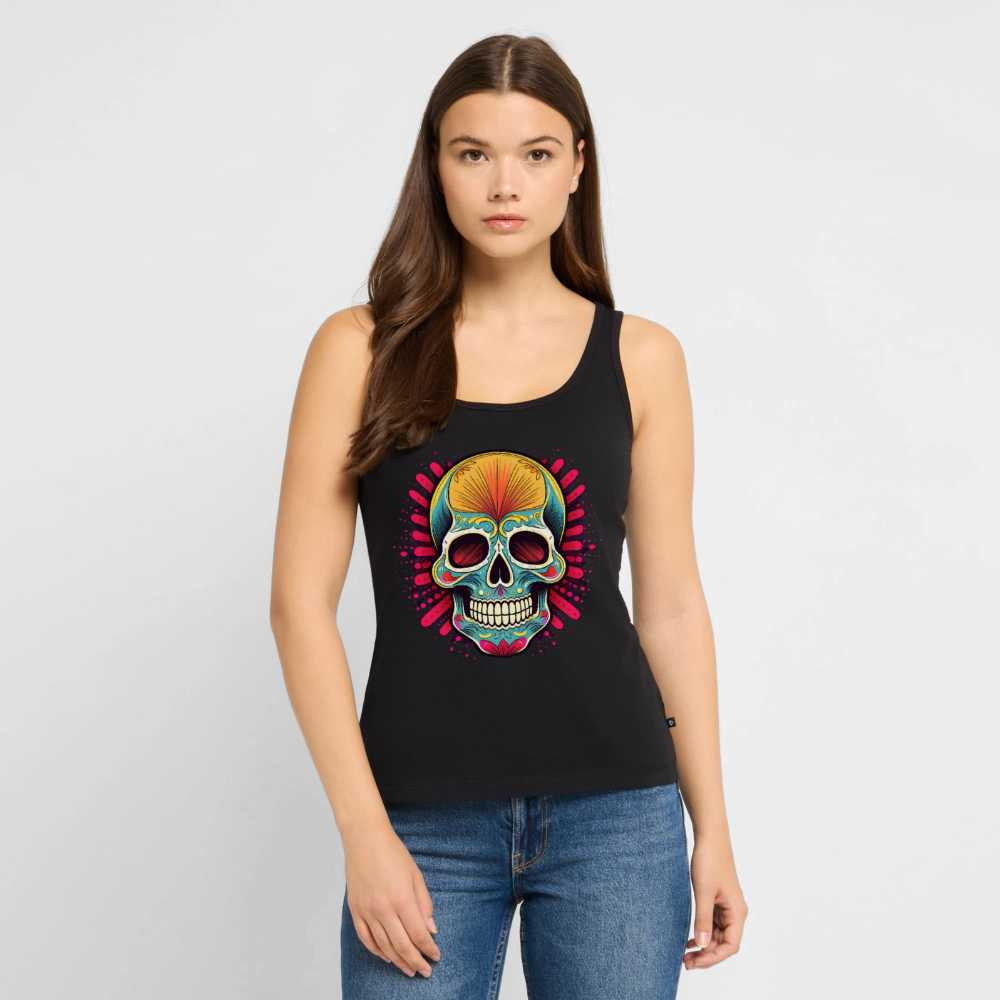 Tanktop Ladies Mexico "Mascarilla Craneo" - Schwarz
