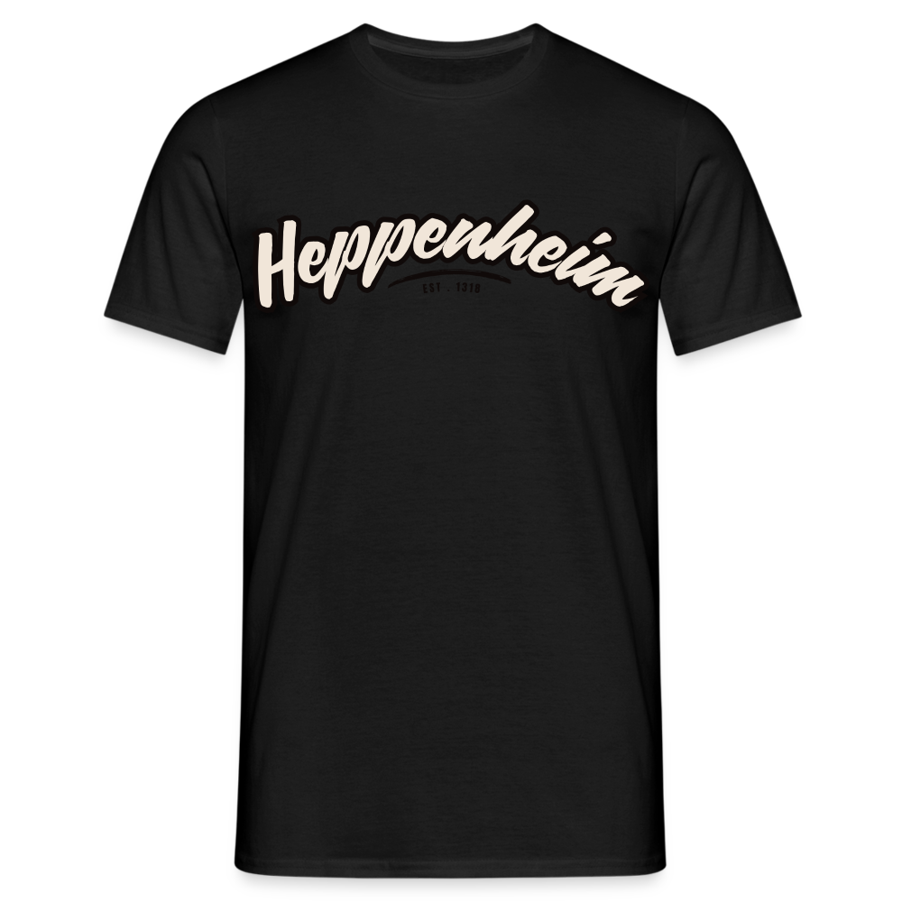 T-Shirt Heppenheim "Graffiti Tag" - Schwarz