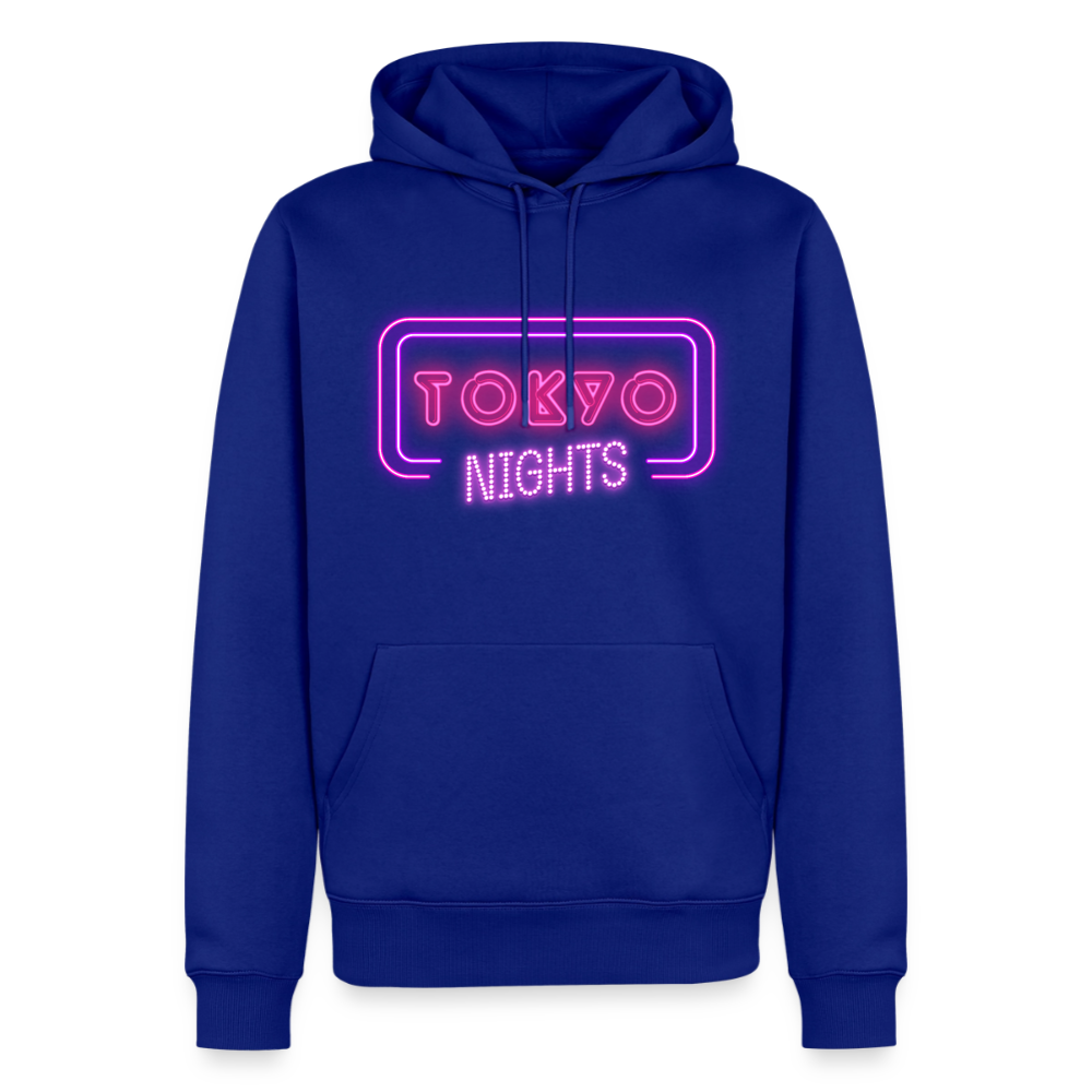 Hoodie Japan "Tokyo Nights" - Royalblau
